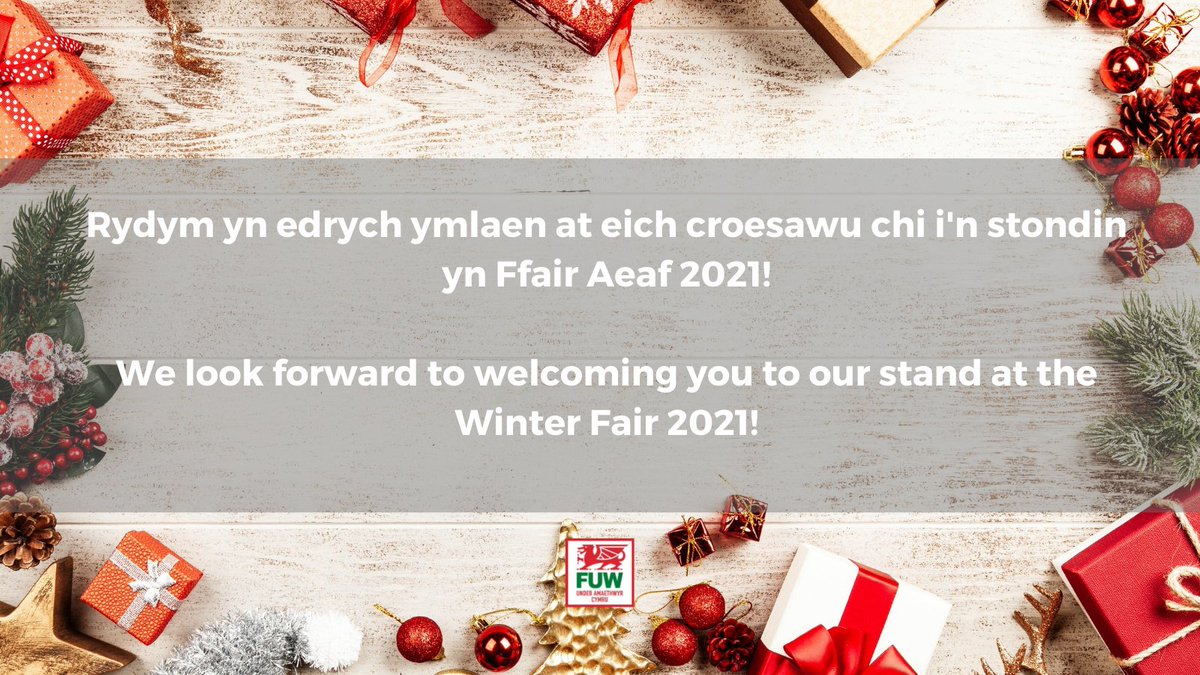 Rydym ynghanol paratoadau nawr ar gyfer y #FfairAeaf. Rydym yn edrych ymlaen at weld chi gyd - felly os ydych chi o gwmpas ar unrhyw un o'r ddau ddiwrnod - galwch heibio am baned, mins pei a bydd digon o gyfle i drafod materion #AmaethAmByth.