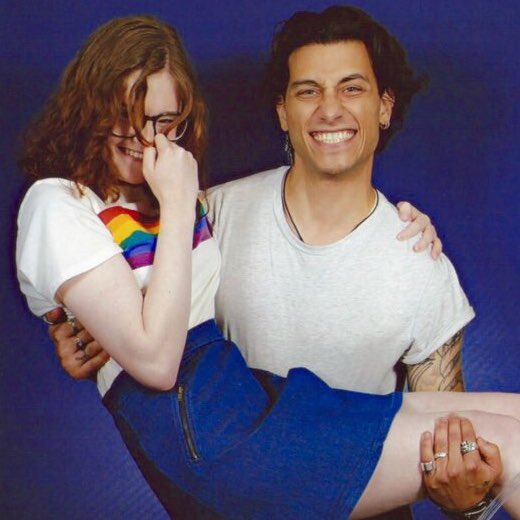 spideybegins's tweet photo. happy birthday @robraco! maybe they’ll have more riverdale cons one day so i can stop using the same two pics 😁💛 https://t.co/dYxx7L8Aez