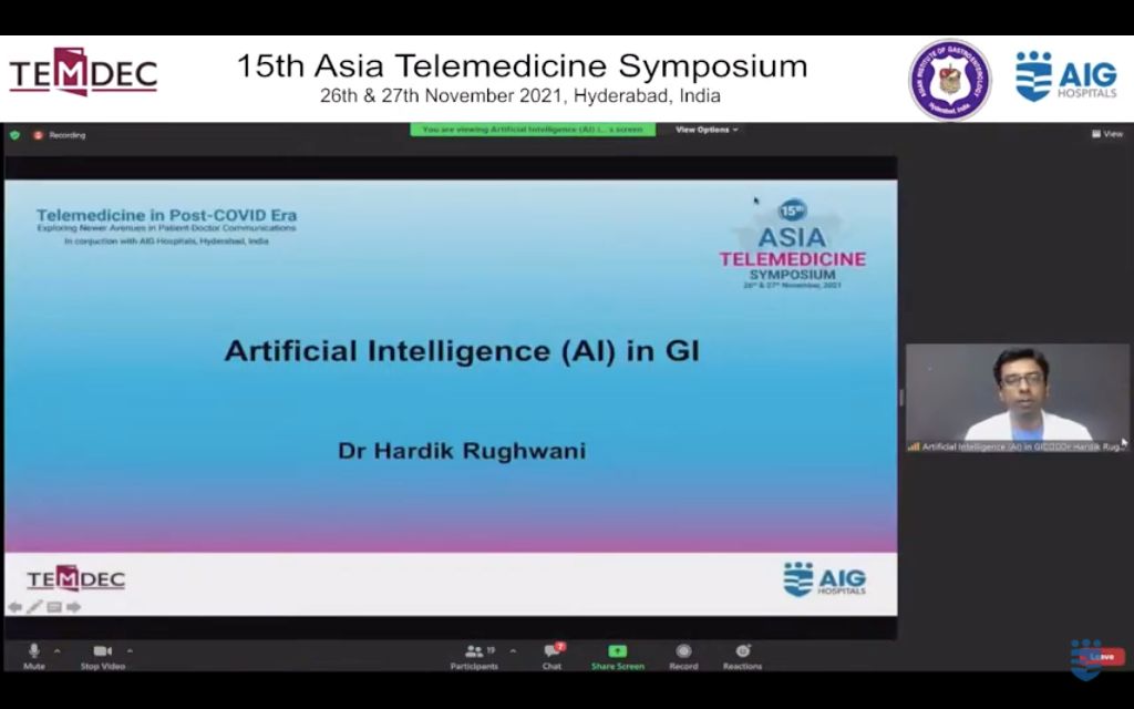 drhrr's tweet photo. Showcased our pioneering work in developing Artificial Intelligence (AI) related Endoscopy softwares in Inflammatory Bowel Disease (IBD) @ The 15th Asia Telemedicine Symposium !! #AI #DL #ML #IBD #AIGHospitals #ai4gi #Satisfai #GITwitter @tberzin @mikewallacemd @RakeshKalapala1 https://t.co/ydczDcQSBh