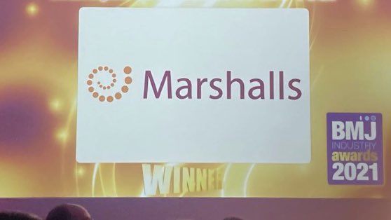 snickharpe's tweet photo. Well done to the @MarshallsGroup team for winning the BMJ Landscaping Supplier of the Year Award! 👏🏻👏🏻🍾🍾 https://t.co/xv0xquVcpk