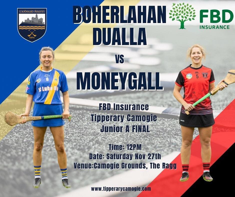 Peter Ormond (@ormondpeter) on Twitter photo Best of luck to Moneygall Camogie players and management in tomorrow's County Final against Boherlahan Dualla. <a href="/MoneygallEire/">Moneygall Village</a> Best of luck to Moneygall Camogie players and management in tomorrow's County Final against Boherlahan Dualla. <a href="/MoneygallEire/">Moneygall Village</a>