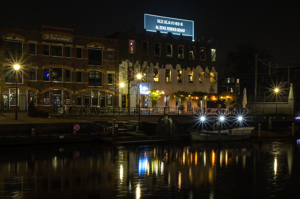 Deze déjàvu heb ik al eens eerder gehad.

#dichtkunst #Amersfoort #nachtfotografie