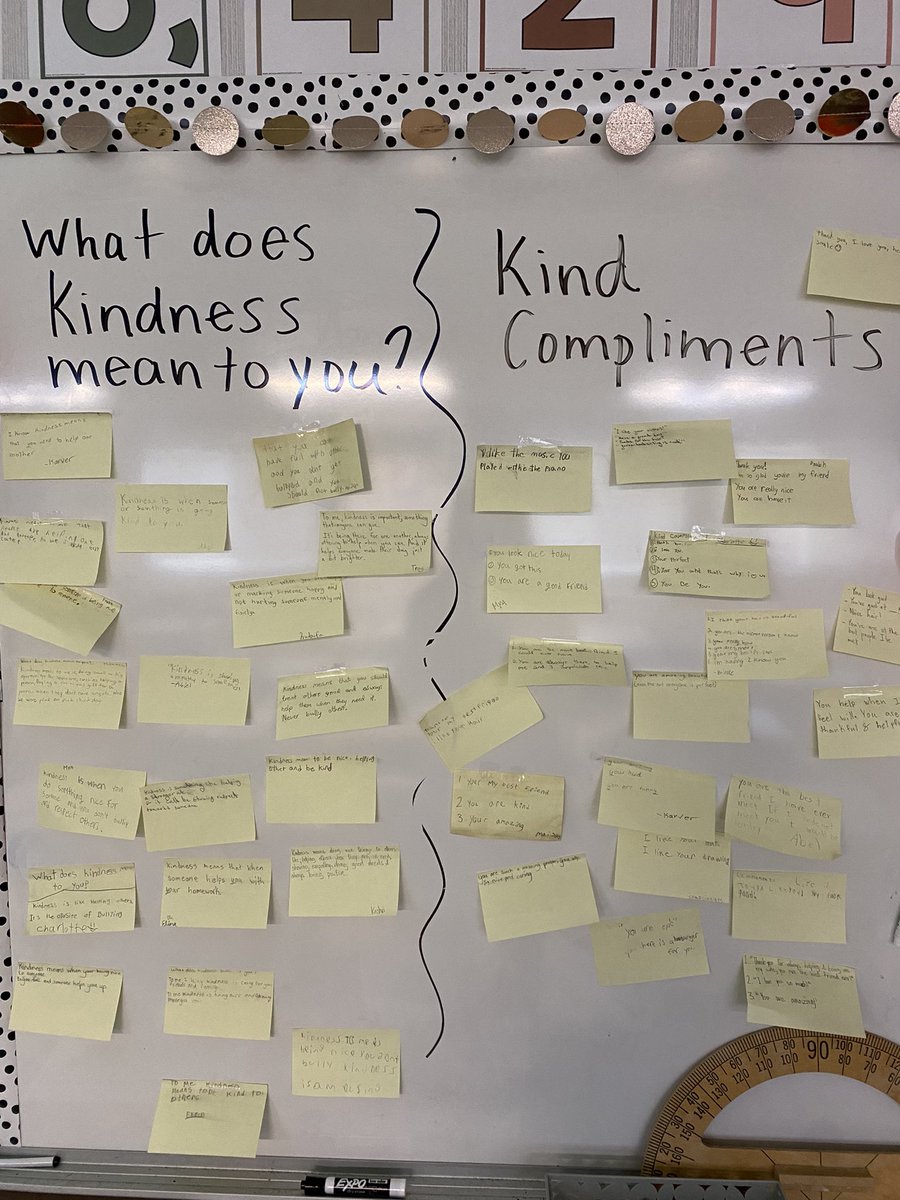 Msoshaughnessy1's tweet photo. We’ve had a great kindness week at @StRoseLimaOCSB. We talked about what kindness is and what it looks like. We made kindness catchers to give compliments and wore pink today to show our support in preventing bullying. #ocsbKindness https://t.co/gS5X89aG5W