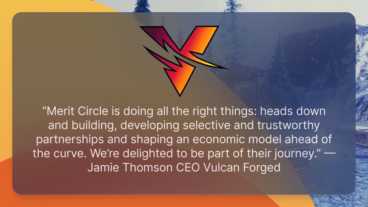 BeamFDN's tweet photo. With more and more @MeritCircle_IO gamers walking around @VulcanVerse, we couldn't be more excited about @VulcanForged!

One important factor for @VulcanForged's success is the strong and dedicated community with $PYR at its core! https://t.co/R6ZywPwycV