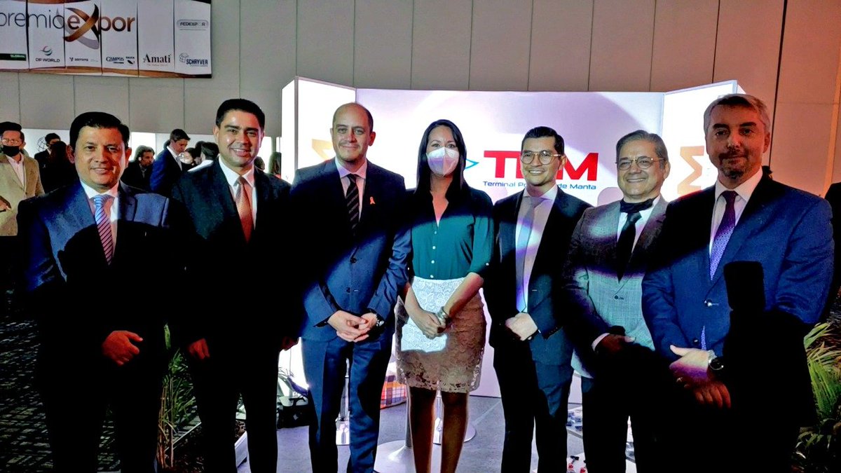 TPM_EC's tweet photo. ¡Presentes en la gala del #PremioXpor 2021!✨
#TPM participó en la XI Entrega del Premio al Exportador, evento que  reconoce el esfuerzo, perseverancia y resiliencia del sector exportador nacional, destacando su aporte a la economía, sostenibilidad y apoyo a los productores 💯 https://t.co/nPACM1NtCn