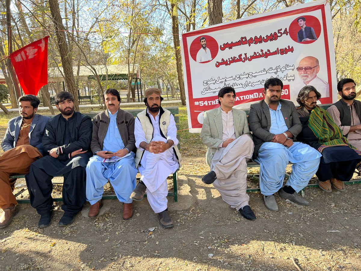 samandbaaloch's tweet photo. شعور و آگہائی کے 54 سال 1967 تا 2021 شعوری بیداری کا ابتدائی درسگاہ بلوچ اسٹوڈنٹس آرگنائزیشن (BSO)

I Proud To Be a Part of #BSO 

#54thFoundationDayOfBSO https://t.co/WMfyNpWZzl