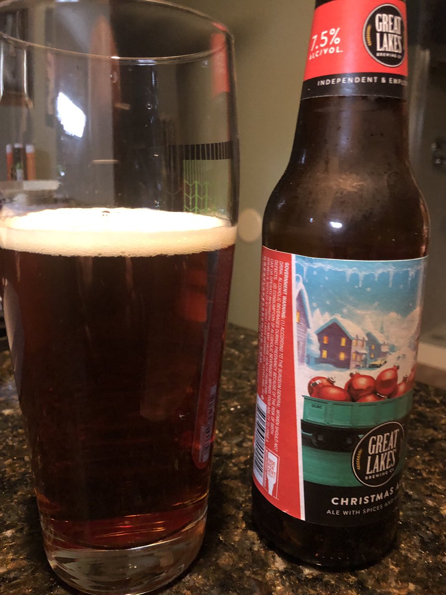 Not happy about Christmas music everywhere. But happy my favorite Christmas beer is here.