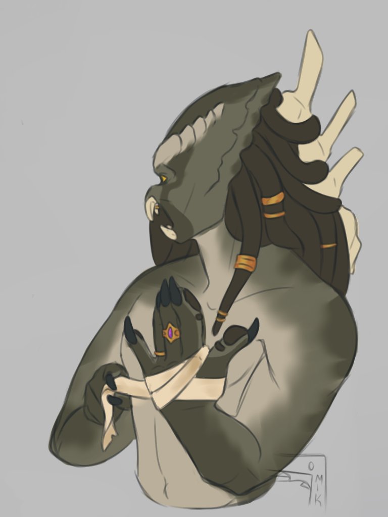 omikranay's tweet photo. I hate to do this but I'm in need of about $400 for school fees by the end of December. 

Opening up commissions on here, flat color busts $25, complex (shading+bg) $45. I can also do custom designs for $50. 

USD, PayPal only. Unlimited slots. Please share! https://t.co/pKhcMYxO7A