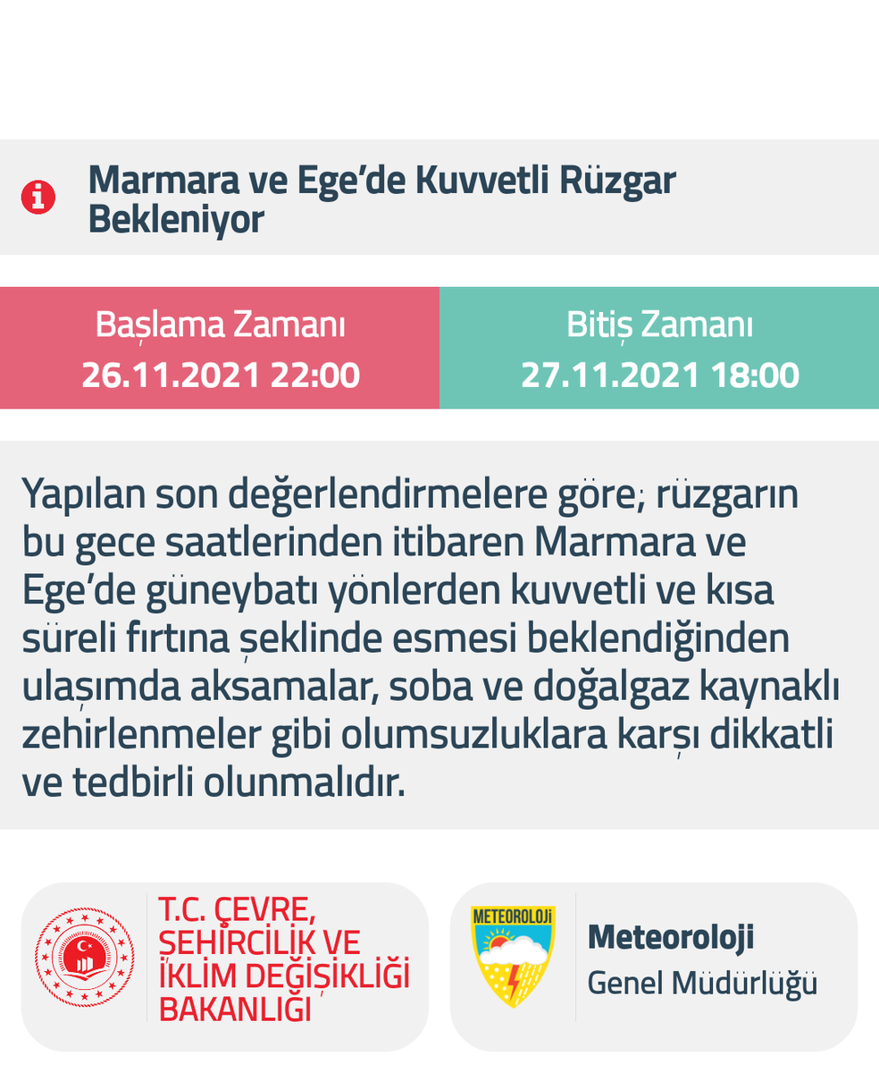 meteoroloji_twi's tweet photo. 🔊Meteorolojik Uyarı 
Marmara ve Ege'de Kuvvetli Rüzgar Bekleniyor! https://t.co/vfGtnjW0o4