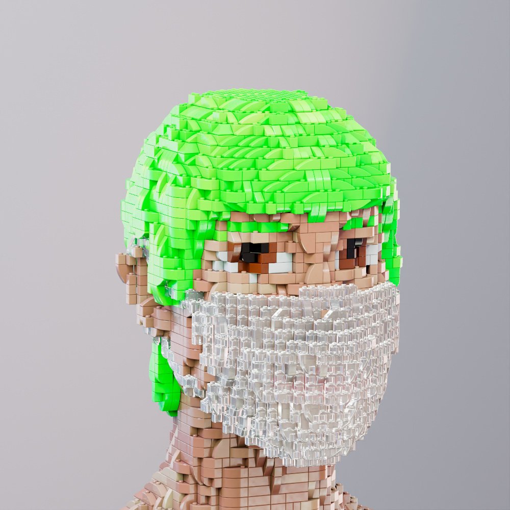 BigDeeNFT's tweet photo. Done pretty well out of @bricktopians,  rank 116 on my facemask bricktopian, moon time, grab yourself one off opensea, these have so much potential https://t.co/ClNHuRLLVy