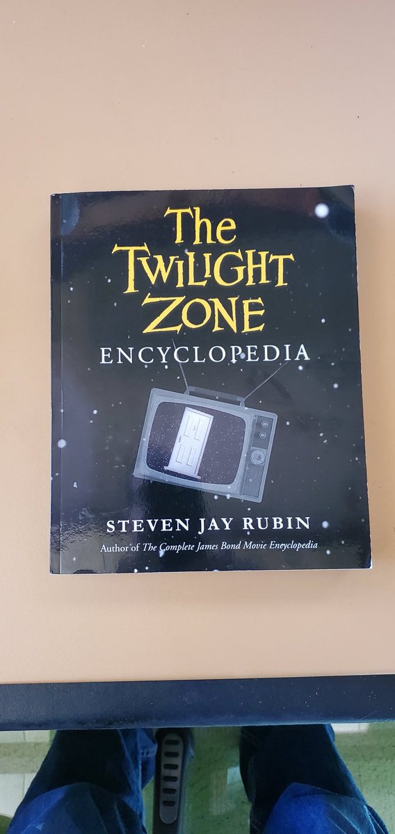 DonaldSchmidt's tweet photo. So this happened last week. I rec'd this in the mail, signed by the author, Steven Jay Rubin, with a short letter (Sam is a family nkname). My Cousin Jill knows him and asked him to sign a copy and send it to me. Still processing this. #TheTwilightZoneEncyclopdia #StevenJayRubin https://t.co/XVALfDxjxJ