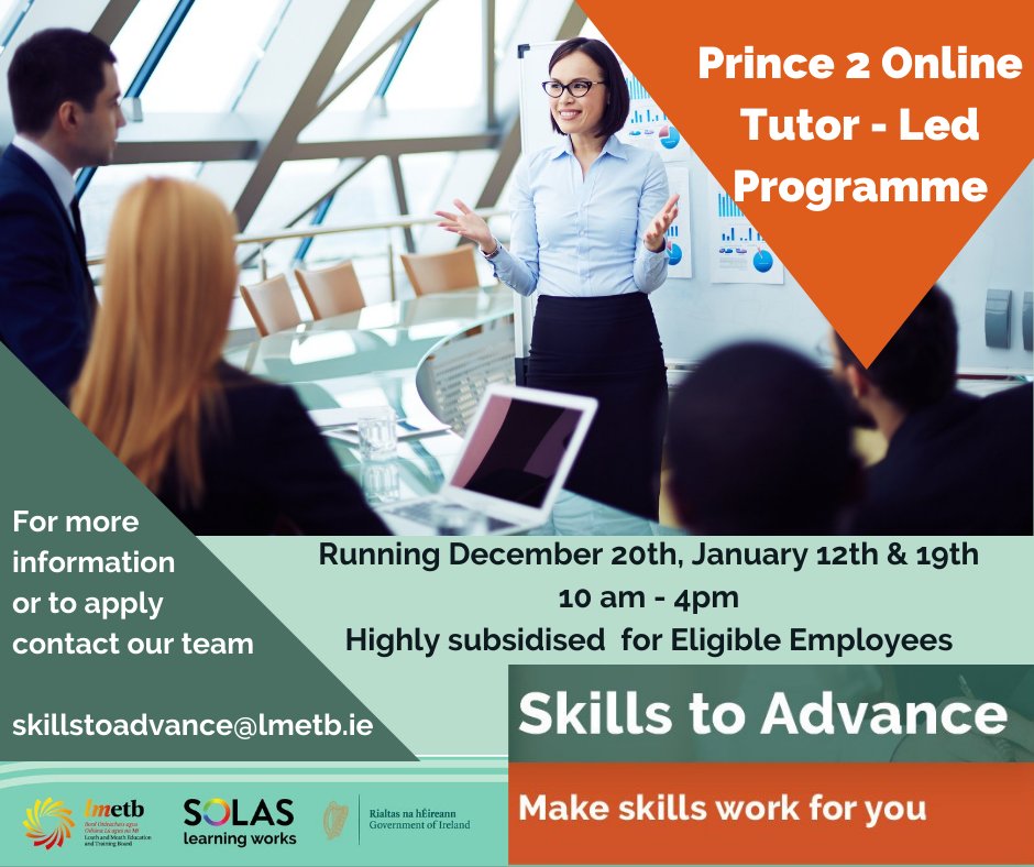 lmetbie's tweet photo. 📢Project Managers📢 Jump into the New Year by upskilling with our Level 6 Prince 2 programme. A mere fraction of the price compared to other providers. Email us today to apply as places are limited #PRINCE2 @RSTCdlk https://t.co/G4mWcfVYno