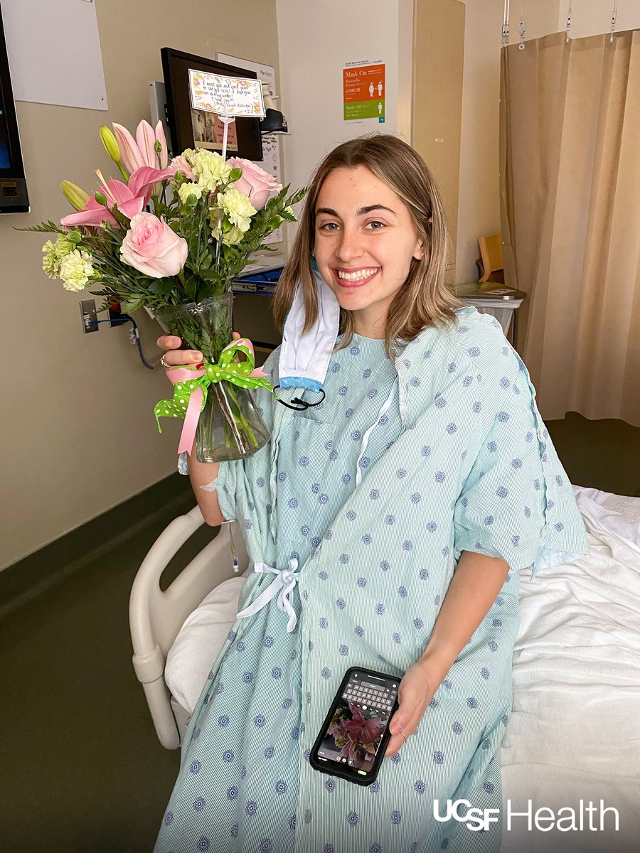 UCSFHospitals's tweet photo. RT for Jane! She's doing great after a long battle with inflammatory disease. Jane spent years in constant pain but finally got a diagnosis of ulcerative colitis &amp; ankylosing spondylitis. She's now on medication that's working for her &amp; recently graduated from @LoyolaMarymount! https://t.co/hYDxOXIz6d