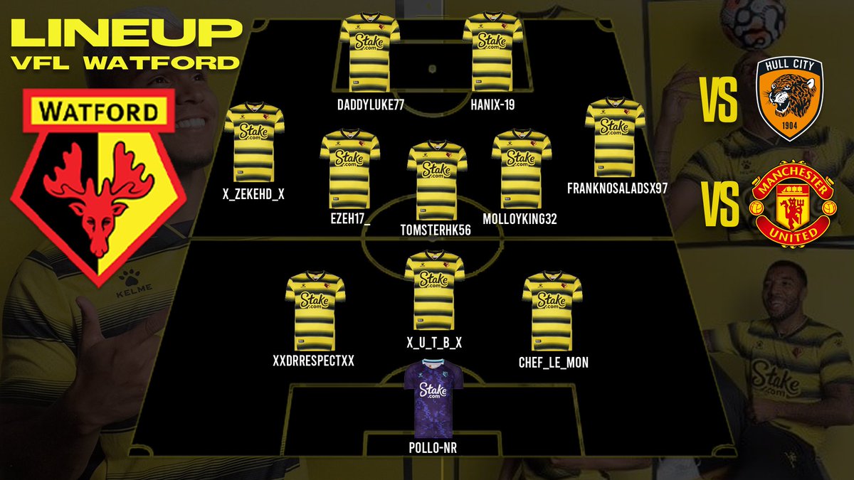 VFL_Watford_S49's tweet image. Matchday #4 of the season!

🏆: Championship
🆚 : Hull City (H)
⏰ : 8pm

🏆 : Championship
🆚 : Manchester United (A)
⏰ : 8:30pm

Good luck to our opponents tonight ☘️ 
@TheVFL_ 

📺
twitch.tv/sencerhanix

🎨 | @X_ZekeHD_X