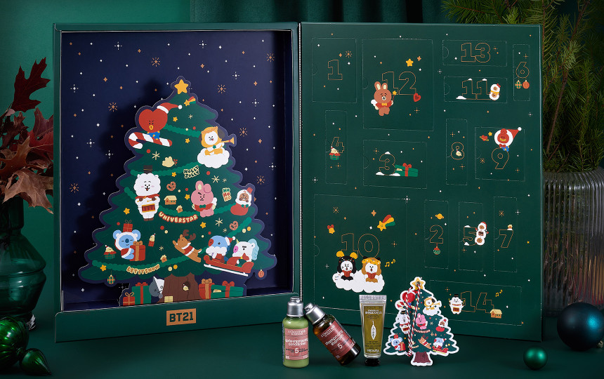 PSarmy_official's tweet photo. For 10% off additional discount, Use code "10off" 

BT21 L'occitane 2021 Advent Calendar.

Worldwide shipping from South Korea is available at:

🌎 ✈️>>> https://t.co/1XhHN4LIPw

#bt21 #bts #btsarmy https://t.co/X5f6tH7yYX