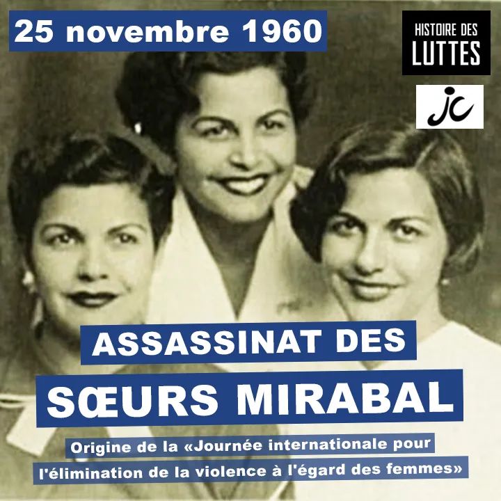 kdsspf's tweet photo. Origine de la " journée Internationale pour l'élimination de la violence à l'égard des femmes" du #25novembre  #violencesfaitesauxfemmes https://t.co/DYeGVFGb8s