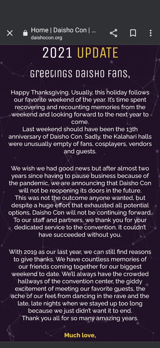 TheWeebCafe's tweet image. We'll miss the endless sleepless nights 💔 @daishocon I know it wasn't an easy decision to make. Thank you for the memories.
#Daishocon #daisho #anime