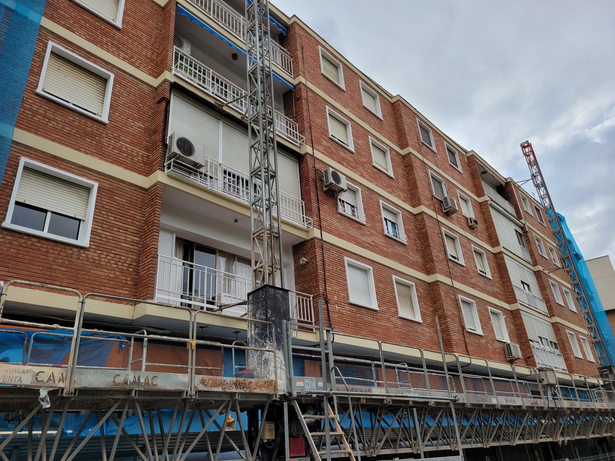 COHEMUR's tweet photo. Rehabilitación de fachada en Murcia. https://t.co/gkrKcvnTP9