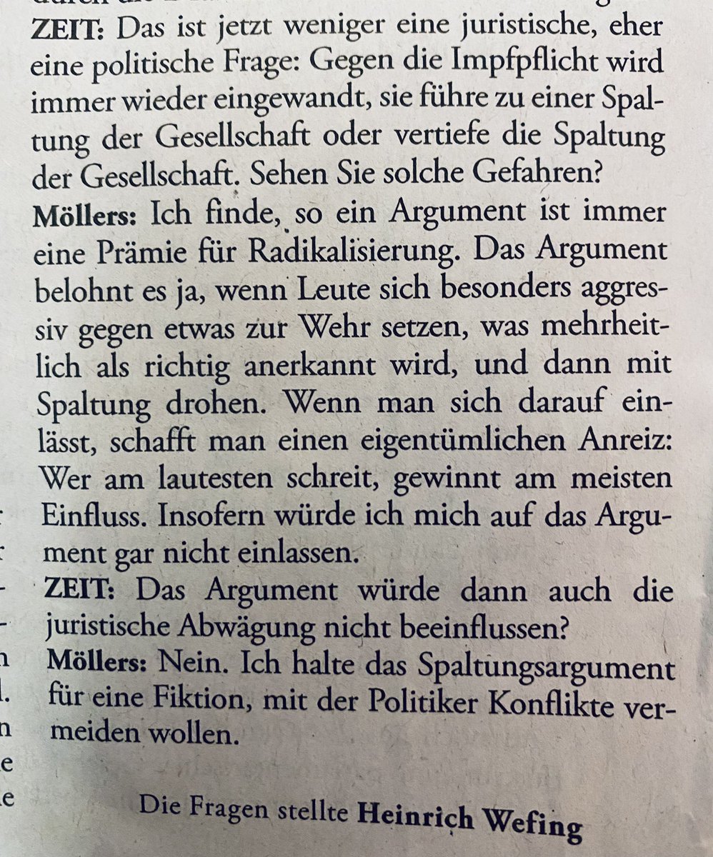 L_Bednarz's tweet photo. Bestens auf den Punkt, lieber @ChristophMllers! @DIEZEIT @HeinrichWefing https://t.co/btgjhBWMc4