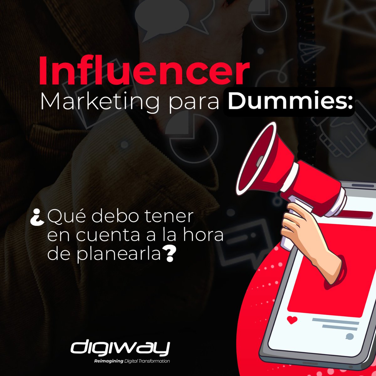 DigiwayCorp's tweet photo. 👎Seguro has escuchado de malas experiencias con campañas de influencers, pero la mayoría de los casos es por desconocimiento de las marcas. Conoce 3 puntos claves para gestionar una estrategia de #influencermarketing 🤳

#Marketing #CreativeAds #Branding #SocialMedia #Marca https://t.co/VCu9slxYuM
