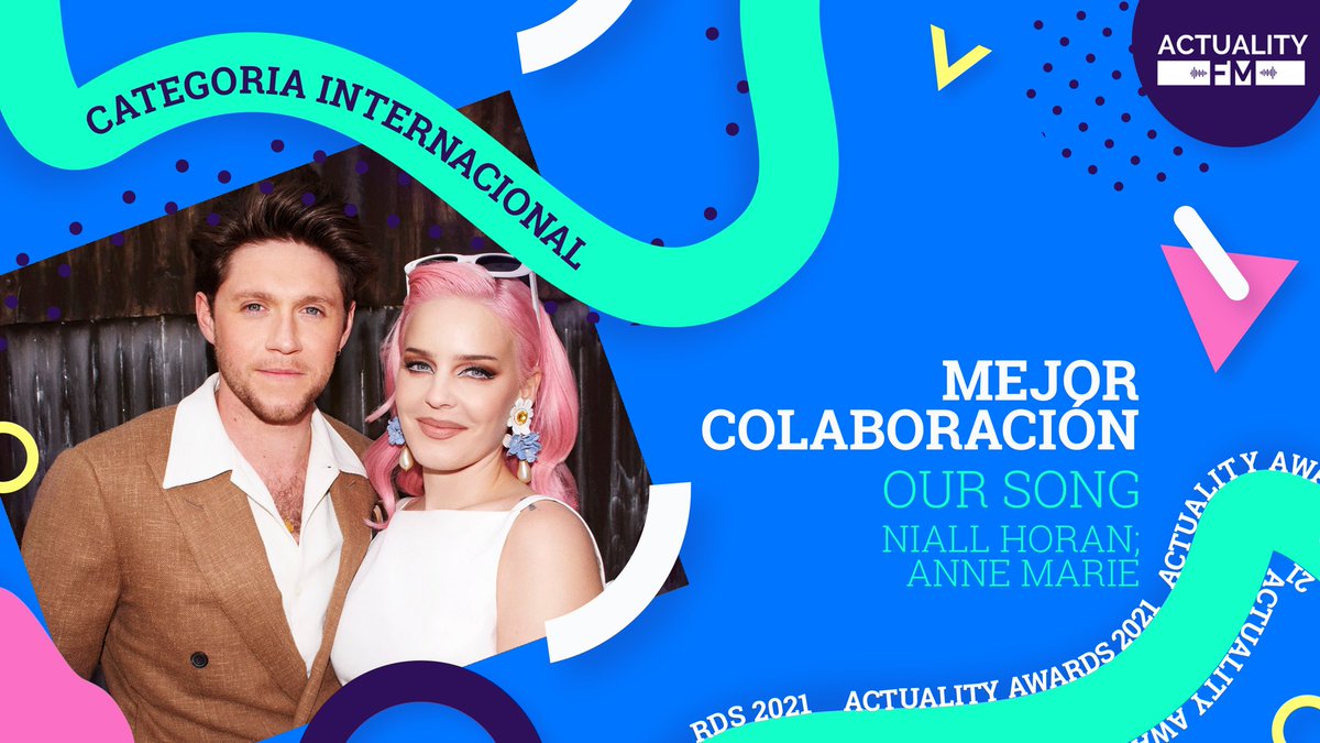Los ganadores a Mejor Colaboración Internacional son... <a href="/NiallOfficial/">Niall Horan</a> y <a href="/AnneMarie/">ANNE-MARIE</a> con “Our Song”! 🏆

#ActualityAwards2021