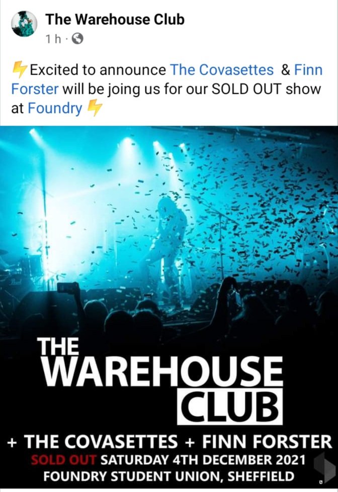 @TWarehouseClub@sheffield@supporttinglivemusic