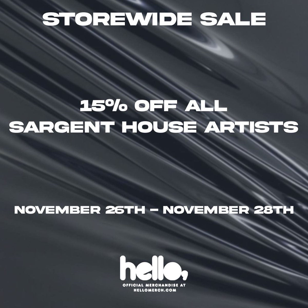Earth (@earthseattle) on Twitter photo 15-20% OFF AT OUR ONLINE EARTH STORES
November 26-28th
<a href="/hellomerch/">Hello Merch</a>
&
<a href="/EVILGREED/">EVIL GREED</a> with code ( EOTY2021) Europe
Both stores ship worldwide 15-20% OFF AT OUR ONLINE EARTH STORES
November 26-28th
<a href="/hellomerch/">Hello Merch</a>
&
<a href="/EVILGREED/">EVIL GREED</a> with code ( EOTY2021) Europe
Both stores ship worldwide