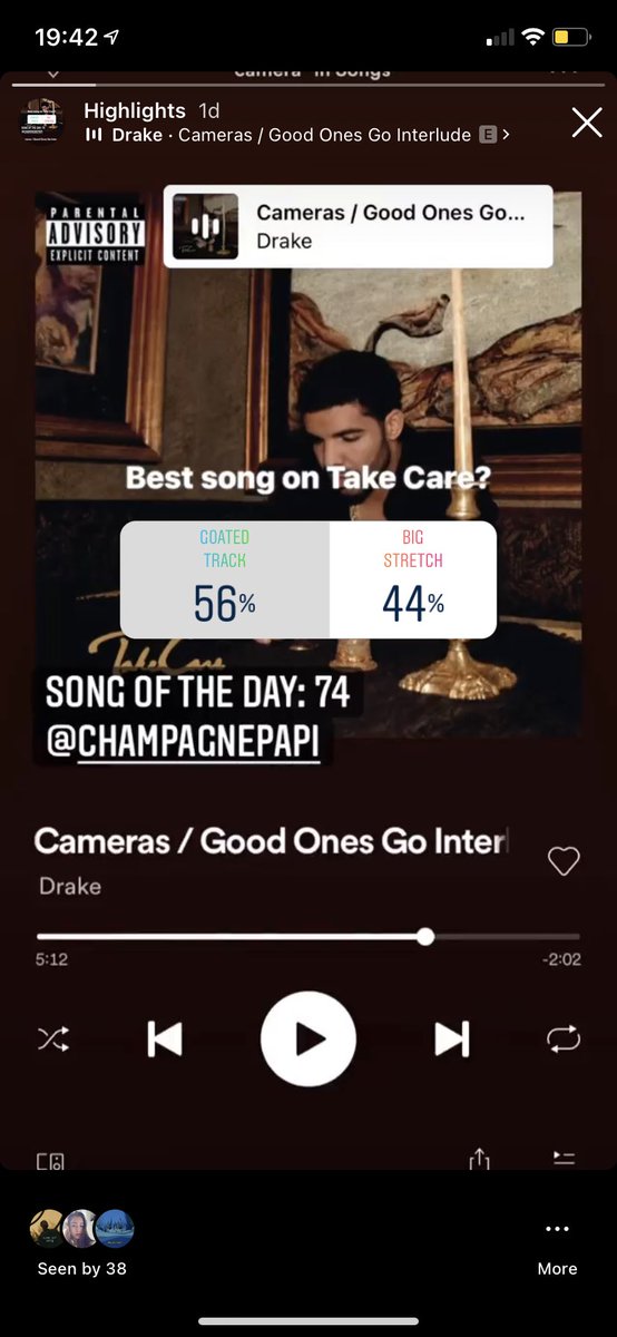 SoundsOfApollo_'s tweet image. Cameras/ Good ones go
Is this song one of Drakes best on Take Care. The followers on Instagram felt it might be. #drake #music #rap #Toronto