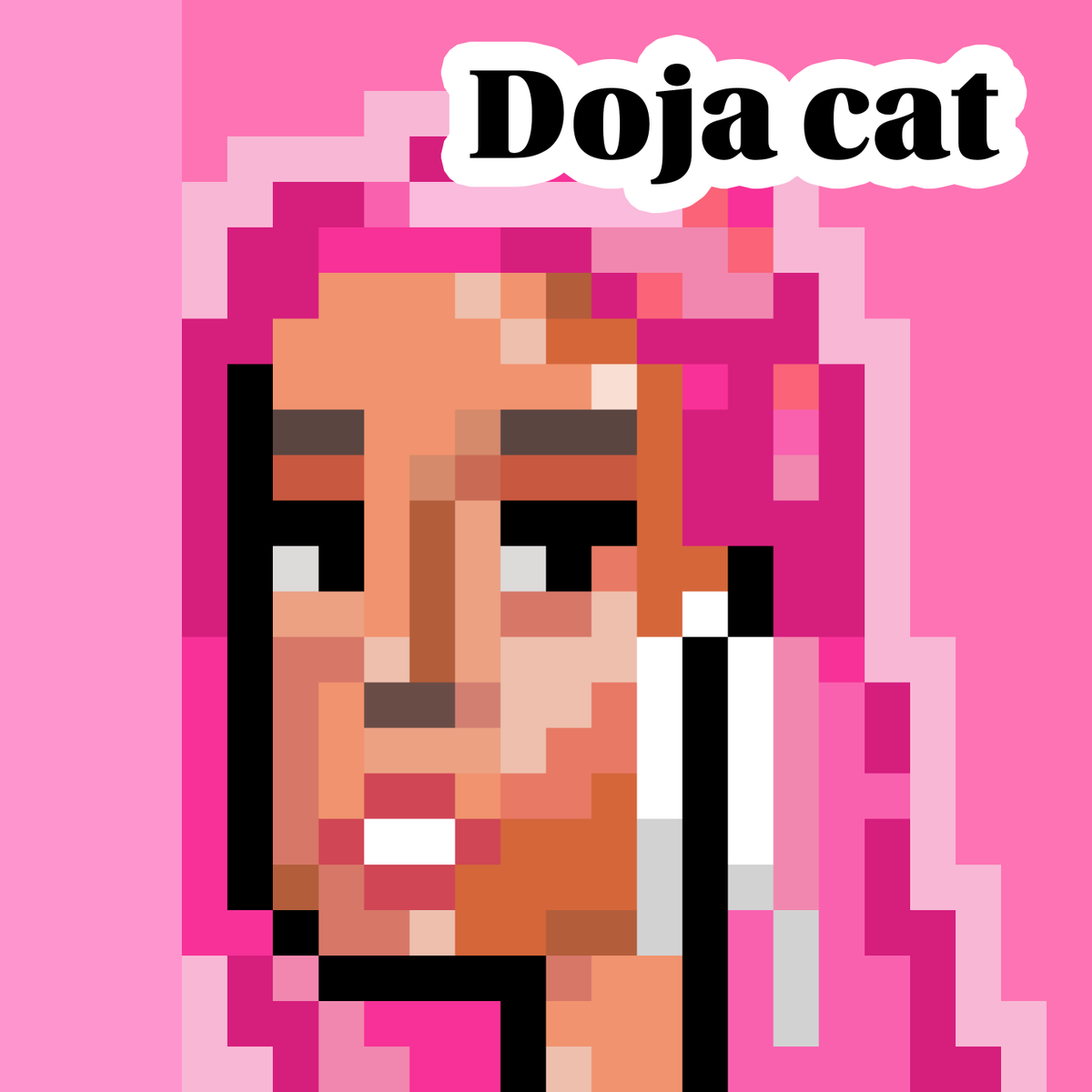 M00Pcreate's tweet photo. Doja Cat is availabe now as VIP punk in the 'VIP punk collection' on opensea.

#NFT #NFTs #NFTcollectible #dojacat #crypto #cryptocurrency 

https://t.co/J6pKWPyHlx https://t.co/QBMveHxBg1