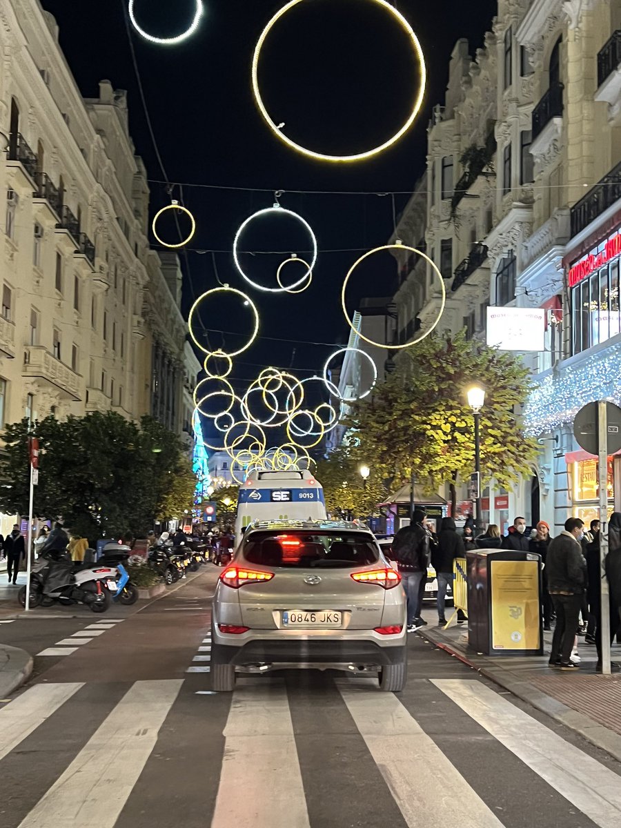 Las luces del centro de Madrid