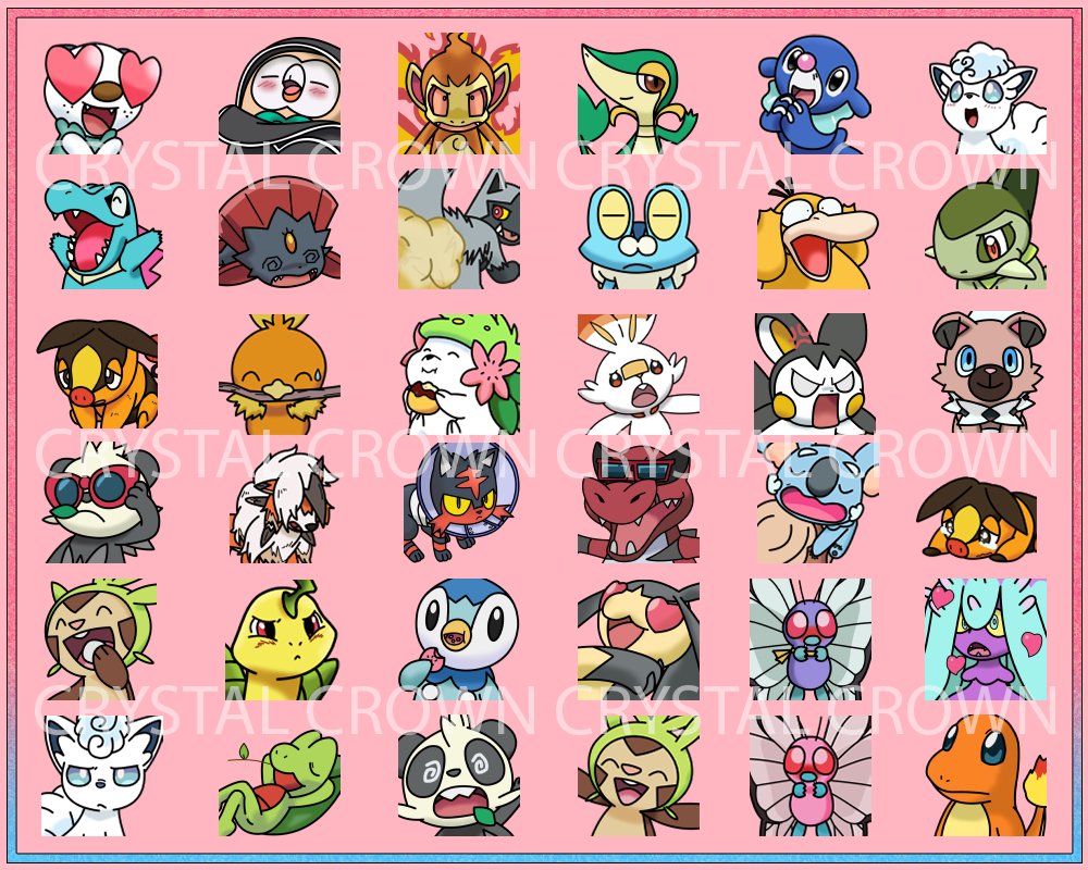 crystalcrown13's tweet photo. Today is Black Friday, which means deals and offers all over the place. I'm selling all these Emotes that I made during the summer break. Each Emote cost 10$! If you want one of these Emotes make sure to message me. 

Retweets are always appreciated, much love. https://t.co/KKBPccEtvW