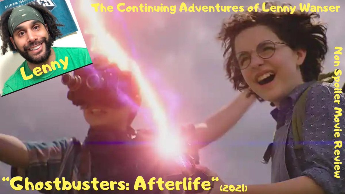 LennyWanser's tweet photo. 👋🏽Ahoy friends. A new Ghostbusters movie is upon us. Check out my non spoiler review of “Ghostbusters: Afterlife”🎥🍿👻😃✌🏽 https://t.co/mvehsDl7Sh #GhostbustersAfterlife #Ghostbusters #GhostbustersLegacy #Movie #SciFi #GhostbustersSequel #MovieReview #YouTube https://t.co/Wonc9SzGEb