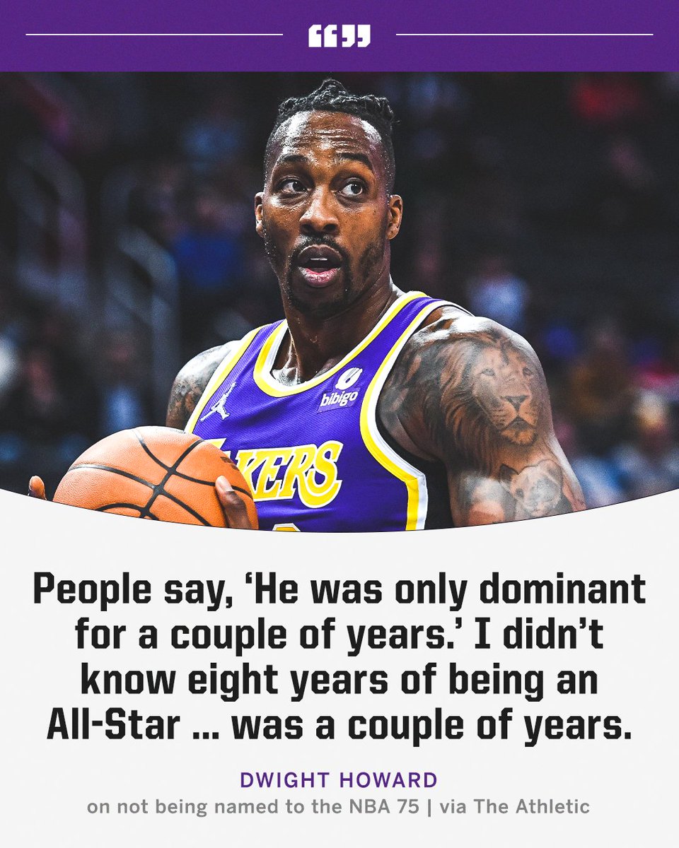 ESPNNBA's tweet photo. Dwight used to be a FORCE in the paint 😤 https://t.co/prkHg5vamU