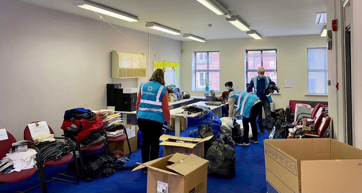 DublinVolunteer's tweet photo. Our Community Volunteers were hard at work yesterday sorting & packing your generous donations. We’ve another donation drop-off day tomorrow at DCVC. #TogetherForChristmas #refuges #CRITiCALL #directprovision #homelessness #WeAct https://t.co/tdM5qw9smU