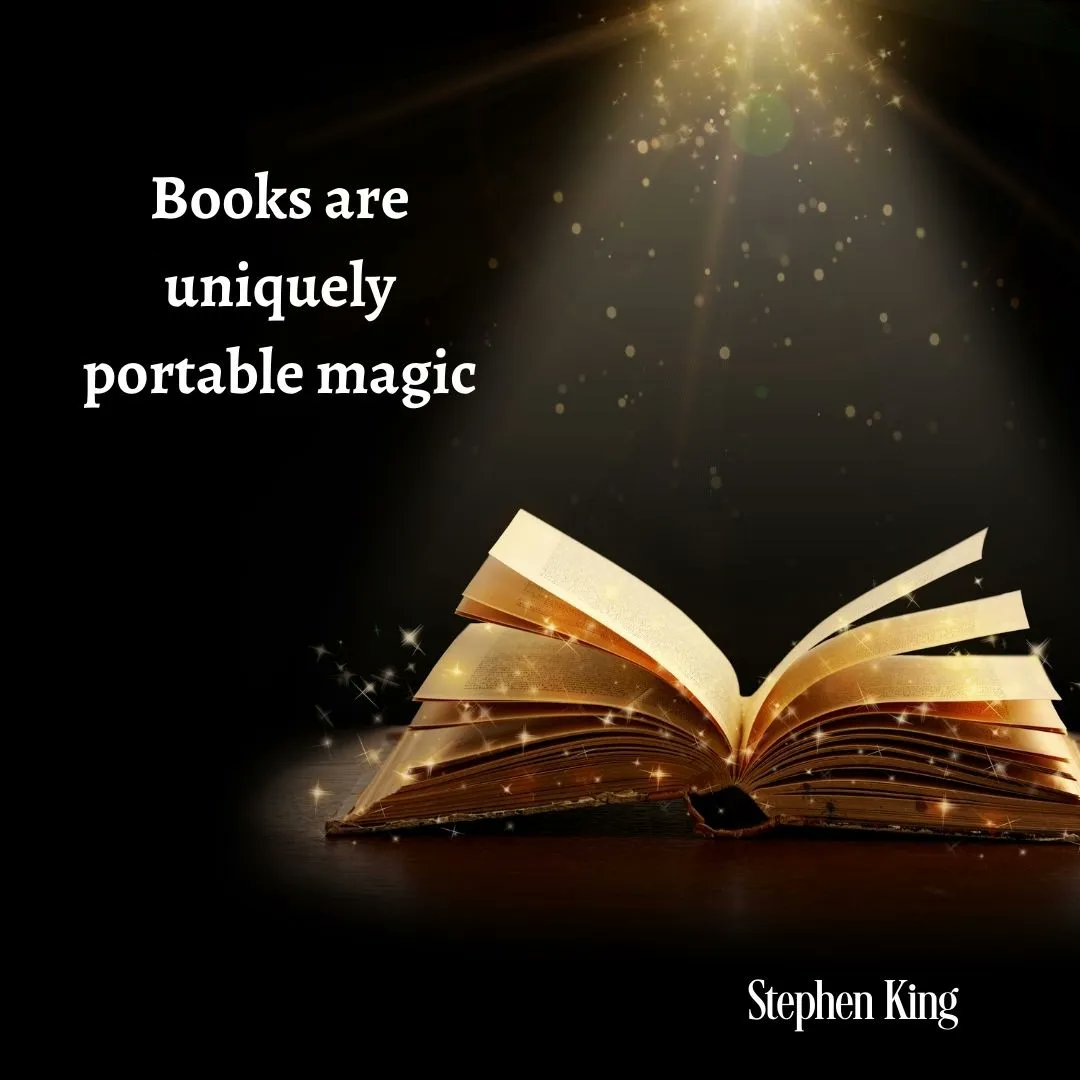 ToniCoxAuthor's tweet photo. The best kind of magic #Magic #MagicQuote #Books #BooksQuote #Reading #ReadingQuote #StephenKingQuote #DailyQuote https://t.co/GN48ZjA3R7