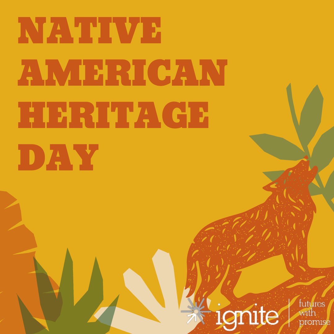 ignite_promise's tweet photo. Today is Native American Heritage day - our Ignite community stands with the Indigenous peoples, today and every day, in the fight for an equal future with promise for all. #NativeAmericanHeritageDay #IgniteChicago https://t.co/IB00xVnxci