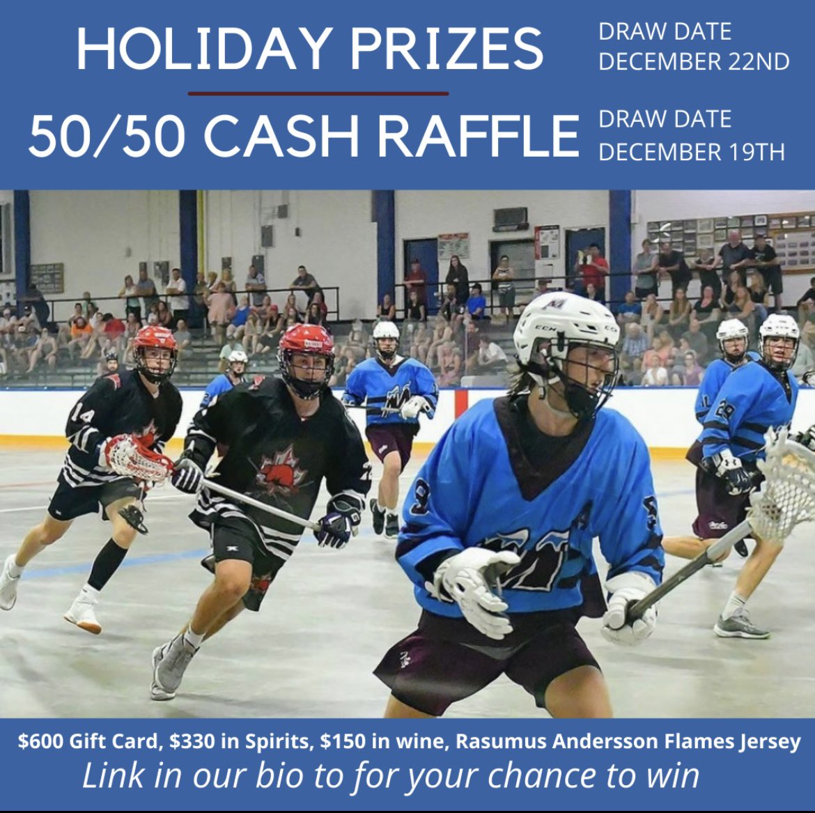 Please help support our Junior A Lacrosse team! A repost would be much appreciated, spread the word and the love of the game!