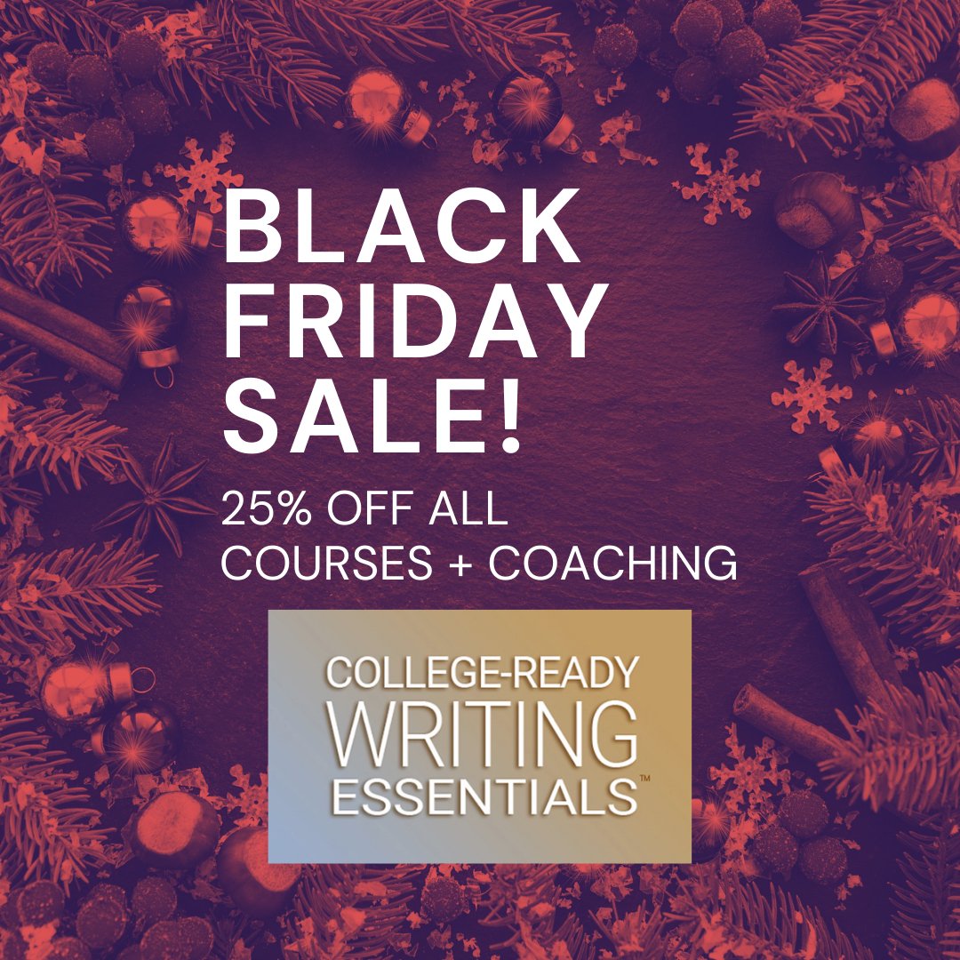 collreadywrite's tweet image. It&apos;s on! 25% OFF all products, including our new Coaching Sessions w/Dr. Bryant!! Don&apos;t miss out—your college-bound high schooler will thank you in the fall!! ✏️🎓
: :
: : 
#highschoolsenior #highschoolenglish #highschoolcounselor #highschoolseniors #parentsofteens #paren