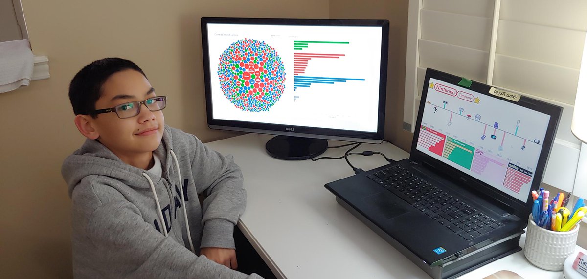 SpringBoarddm's tweet image. Do you remember 'Take your kid to work day'? We sure do! 

Here is a snapshot of our  Client Development Manager' - Jacob Turner's, grade 9 son Jack. Check out the fantastic visualization he created with his dad!  

#TakeYourKidToWorkDay #FunFriday #Data