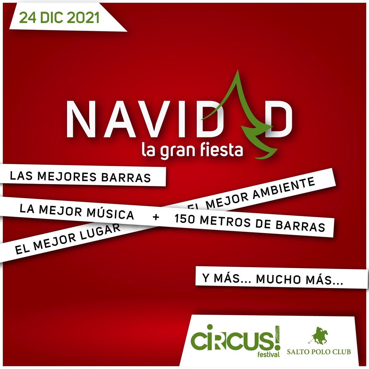 CircusUy's tweet photo. La única GRAN FIESTA de la Ciudad está cada vez más cerca.

Escenario Gigante, 6 Barras con más de 150 metros para brindar y brindar y brindar y seguir brindando…

Y más mucho más…

🌲NAVIDAD 2021 by Circus https://t.co/7h7pwW7q0M