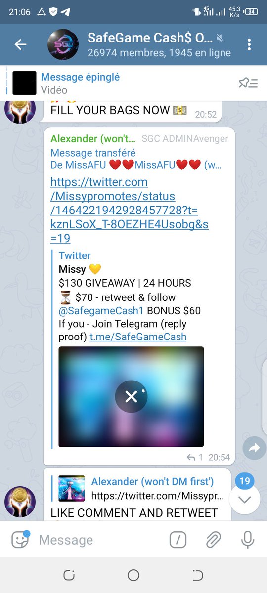 RachwaneA's tweet photo. @SafegameCash1 0x6d80267D2dba3C490b86Ea710Fb218B7B87cA22a https://t.co/cTCs8sBjAW