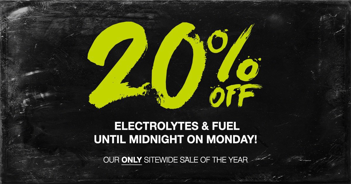 This Black Friday, do your sweatiest friend a favour and share this deal with them so that they might save a few bucks on their sports drinks and gels at precisionhydration.com 🙏🏻