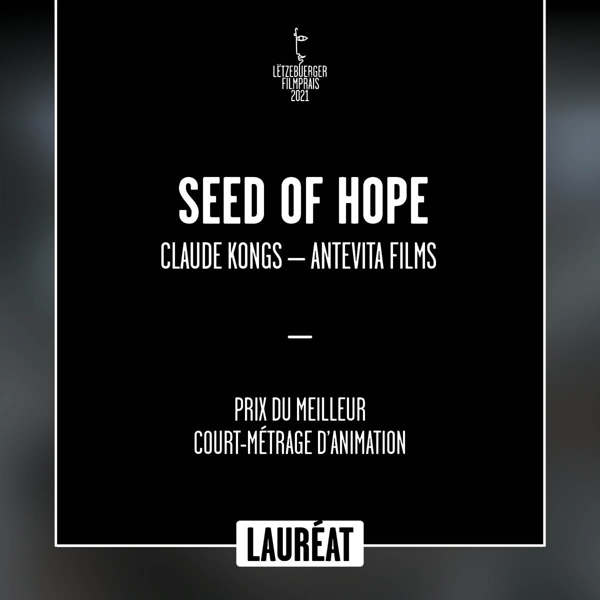 👏 Tonnerre d'applaudissements pour 'Seed of Hope', qui remporte le prix prisé du 'meilleur film court-métrage animation'✨ 

#filmprais2021 #filmsmadeinluxembourg <a href="/DFilmakademie/">D'Filmakademie</a>