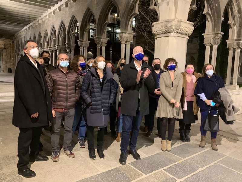 🔹#UdGActualitat |  Quim Salvi és reelegit rector de la Universitat de Girona.

La candidatura #innovaUdG ha rebut un suport del 63,58 % dels vots emesos. 

udg.edu/ca/udg/detall-…

📸 DdG