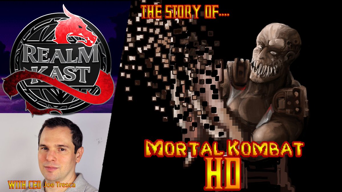 RealmKast's tweet photo. The latest episode of the Realm Kast goes live in less than 1 hour!

The story of the Mortal Kombat HD Remake with our guest, the CEO of @EyeballisticGMS, @calactyte 

#MortalKombat #MKHD #MortalKombat12 

https://t.co/9n0SxBHSq6 https://t.co/rBHY4dzhkH