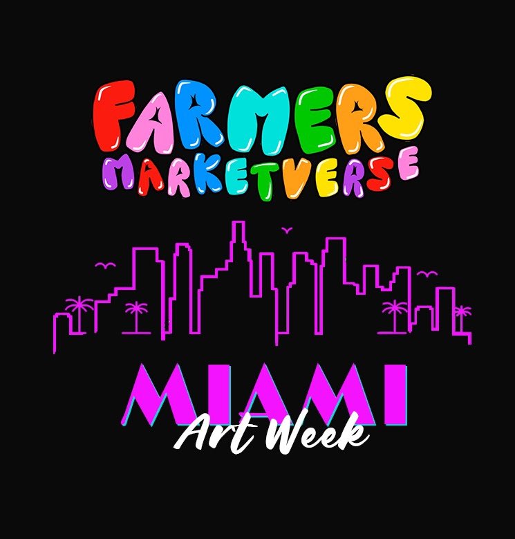FarmersMktverse's tweet photo. 🌴FMV x Miami Art Week Info🌴
As promised, FREE VIP will be available for all patron hodlers! Use code: “Fmvpatron” for 100% off of your ticket.
If you plan on attending Lot Basel and/or the FMV dinner please RSVP via the link in our bio!
#NFTs #MiamiArtWeek #FMV #LotBasel https://t.co/QuznpUpt5R