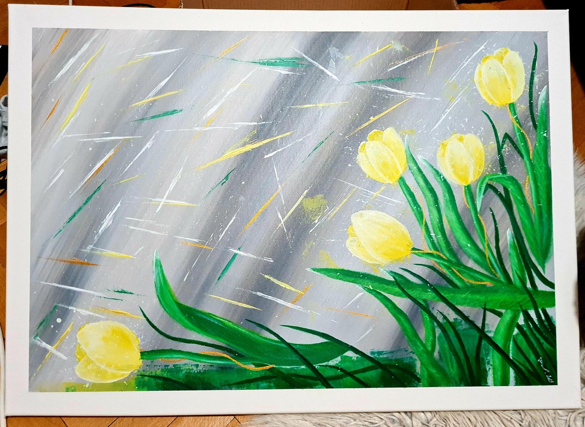LostPieceOfMyH's tweet photo. "Tulipány" so zlatou dekoráciu ⚘ (Tulips) with golden decor
20x30cm 2021 -akryl ⚘🪄🖼

@LostPieceOfMyH #LostPieceOfMyHeart #art #slovakart #creativeart #creativepaintart #acrylicpainting #acrylic #painting #Tulips #Tulipany #goldendecor https://t.co/ui1ZrMIU1e
