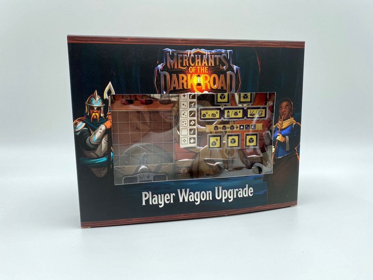 ElfCreekGames's tweet photo. Did you opt to get the Player Wagon Upgrade when you pledged to Merchants of the Dark Road? 👀
#MerchantsoftheDarkRoad #PlayerBoards #BoardGames #TabletopGames https://t.co/f4RWc0LOKD