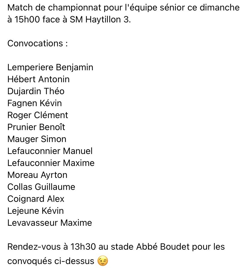 Reveil Sportif Saint Sauverais (@sauverais) on Twitter photo 