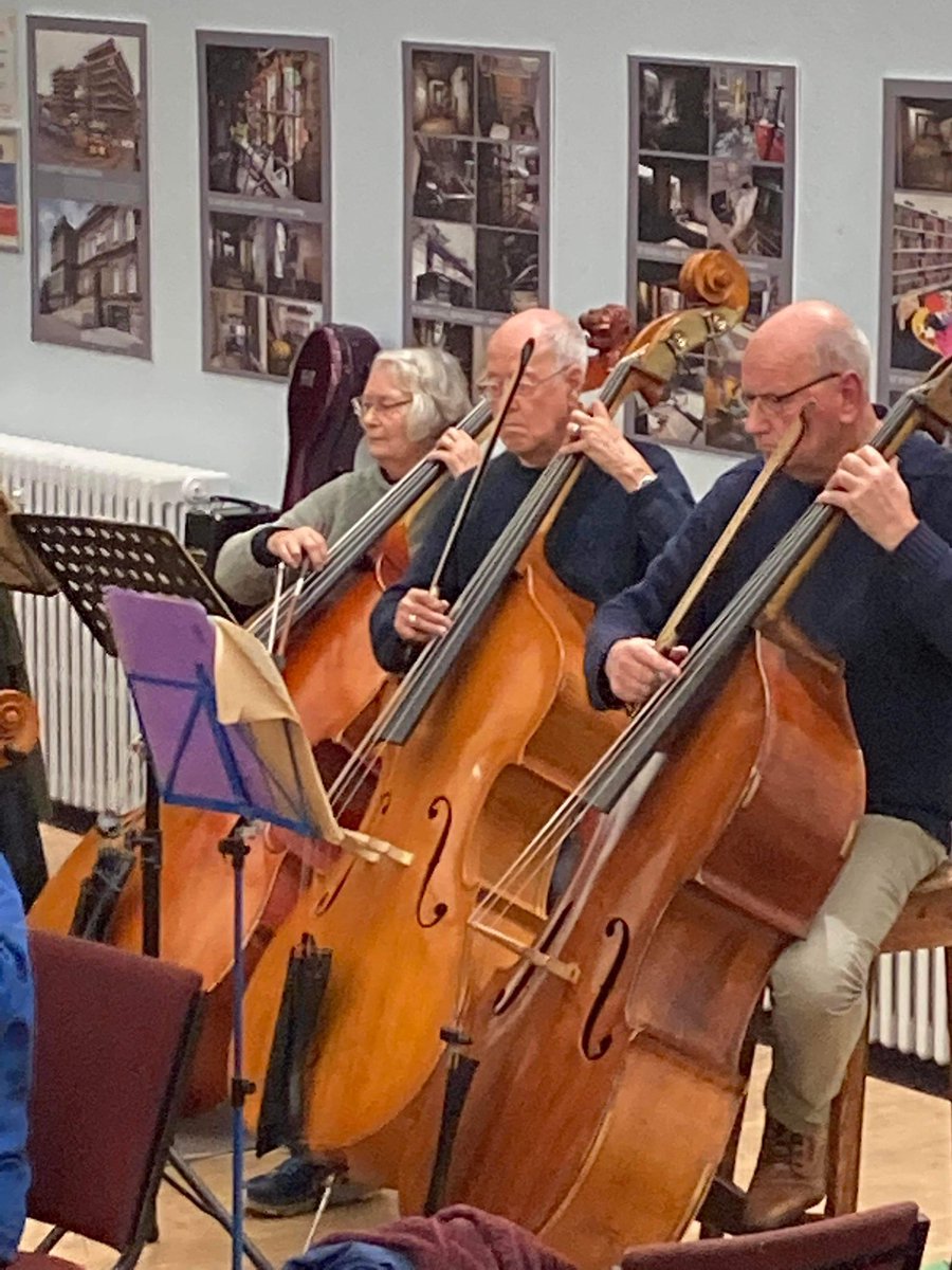 PzOrchSoc's tweet photo. Rehearsal before tomorrow night’s concert at St John’s Hall. #violinconcerto #dvorak #penzance https://t.co/eUCNV3JI0e